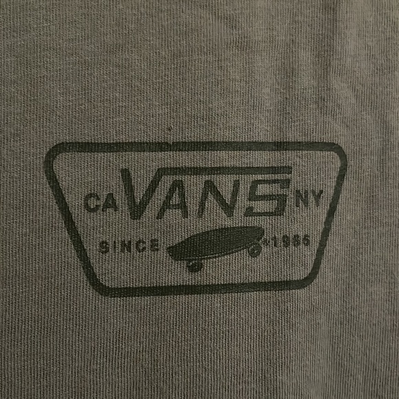 Vans Olive Green T-Shirt MD - Picture 2 of 6